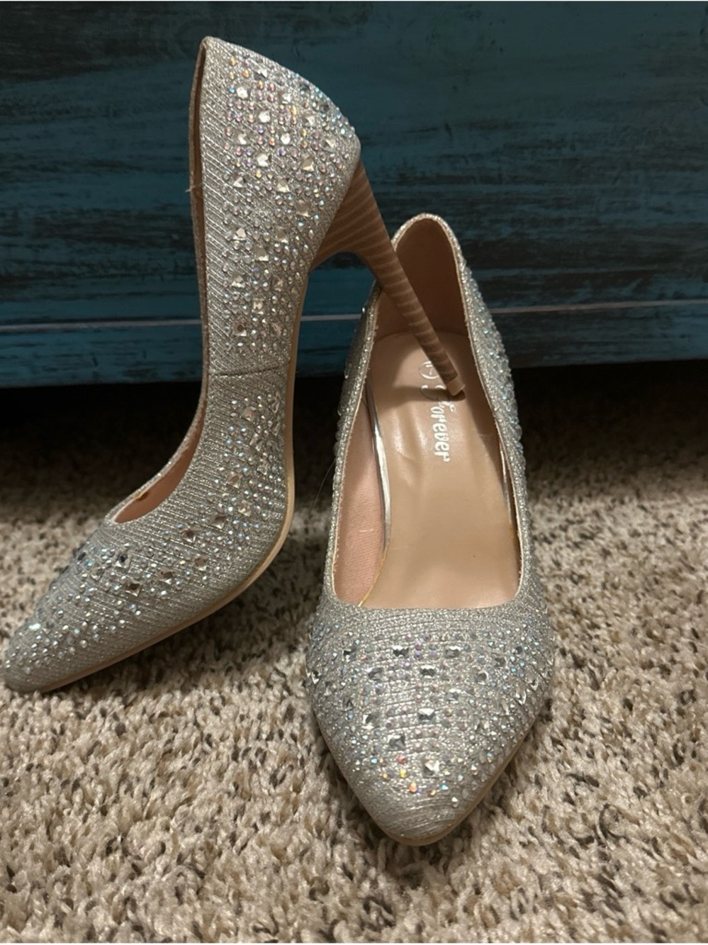 Rhinestone Heels